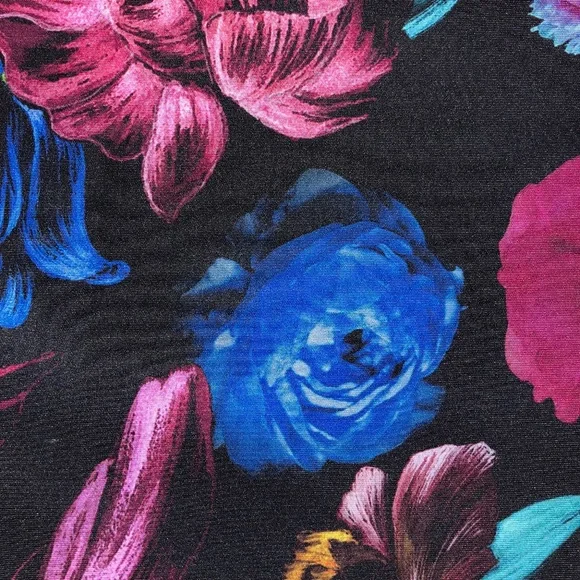 TED BAKER London Dabah Pencil skirt women size 2 US Small 4-6 Dark Floral Print - Picture 11 of 16